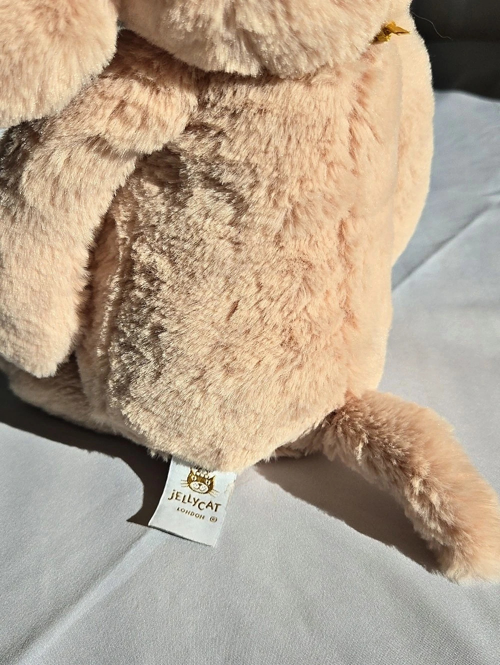 Jellycat Bashful Luxe Puppy Orlando Plush Puppy Pink NWT - Picture 3 of 10